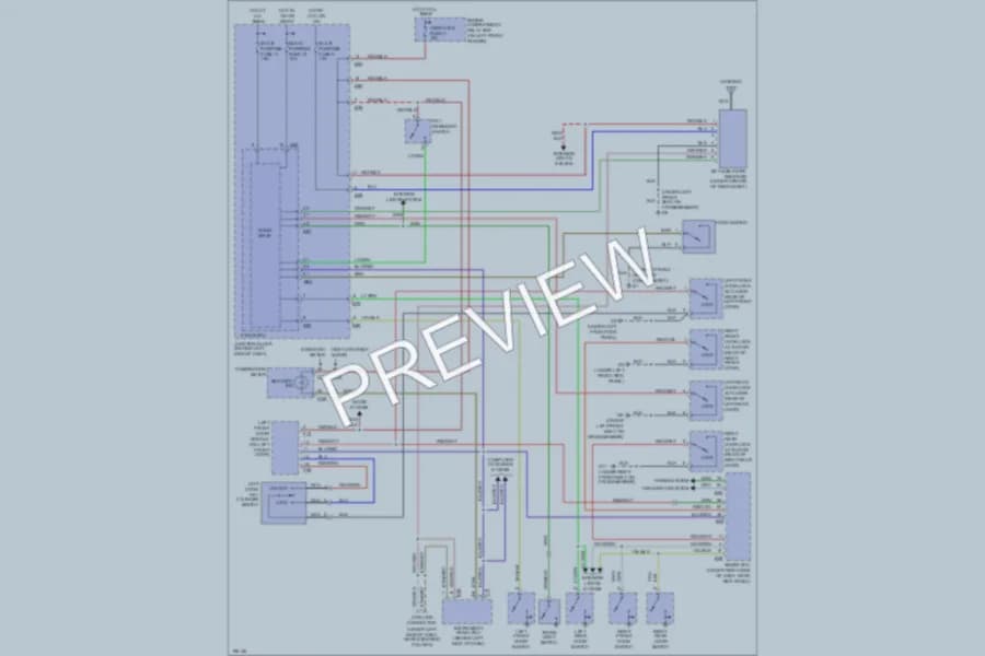 2004 Mitsubishi Diamante Anti Theft wiring diagram preview