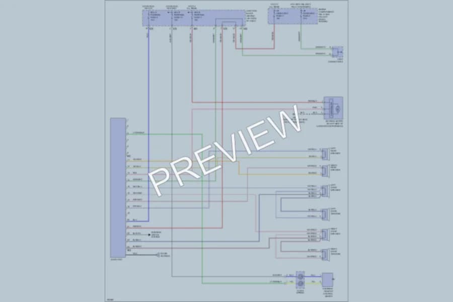 2004 Mitsubishi Diamante Radio wiring diagram preview