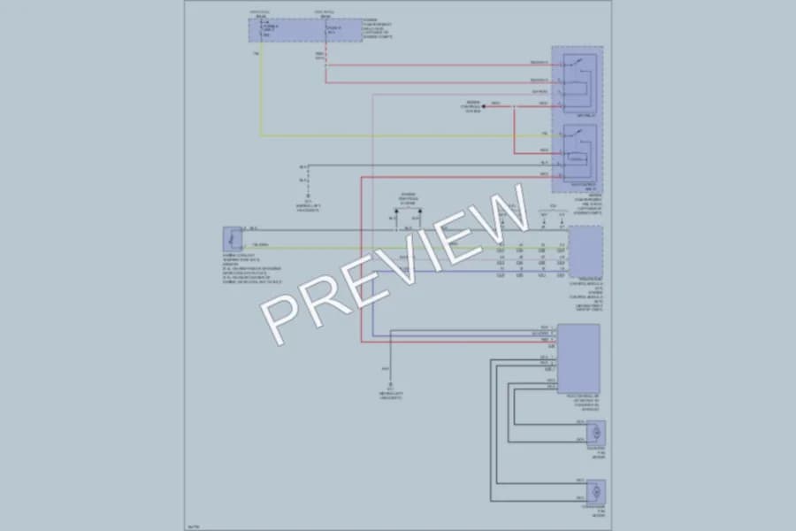 2004 Mitsubishi Eclipse Cooling Fan wiring diagram preview