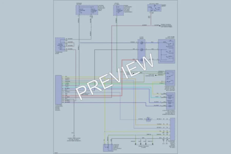 2004 Mitsubishi Eclipse Cruise Control wiring diagram preview