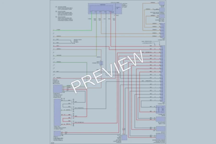 2004 Mitsubishi Endeavor Computer Data Lines wiring diagram preview
