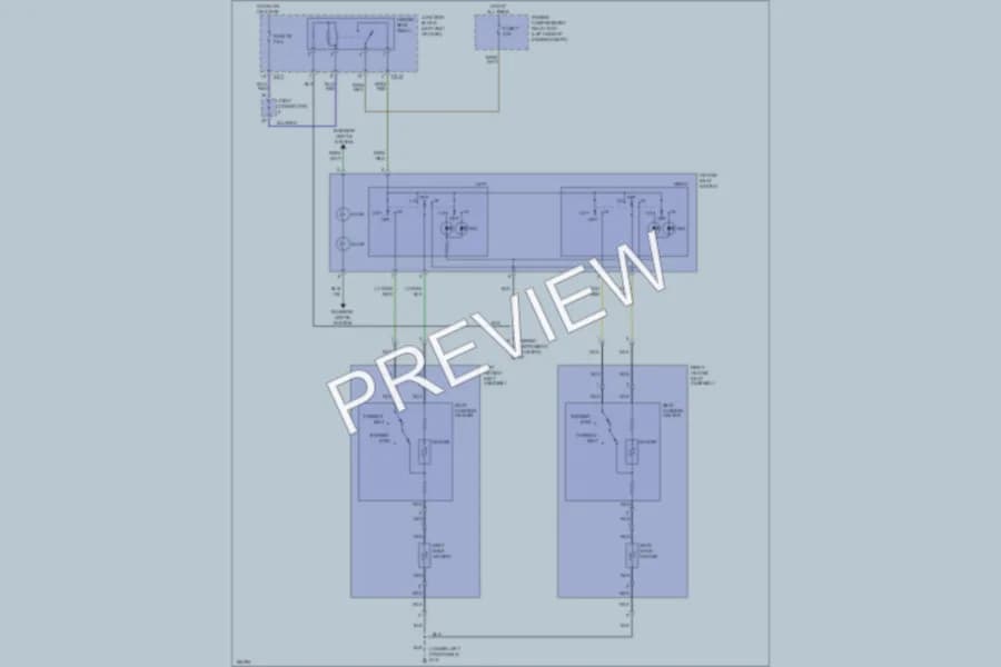 2004 Mitsubishi Endeavor Power Seats wiring diagram preview