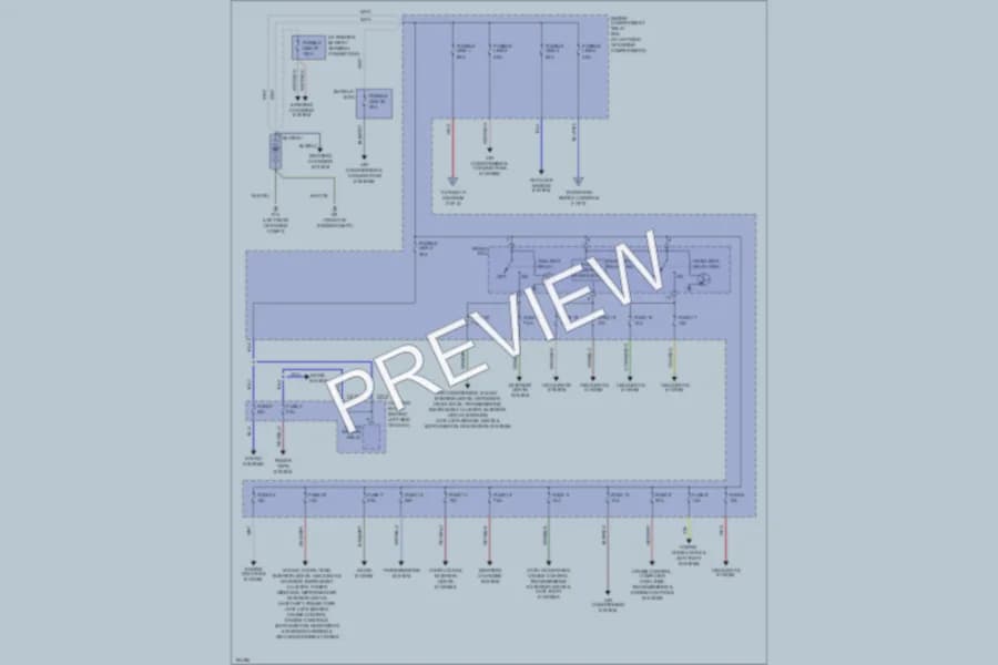 2004 Mitsubishi Galant Power Distribution wiring diagram preview