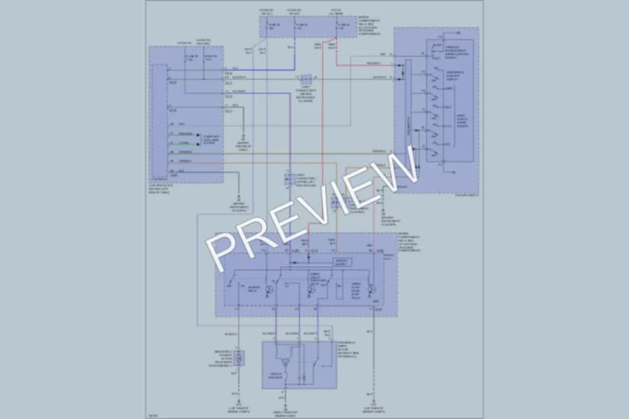 2004 Mitsubishi Galant Wiper Washer wiring diagram preview