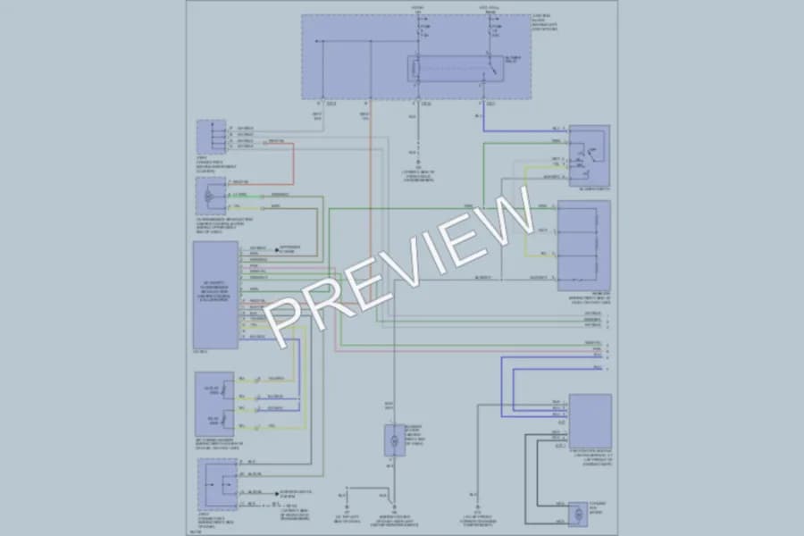 2004 Mitsubishi LancerEvolution Air Conditioning wiring diagram preview