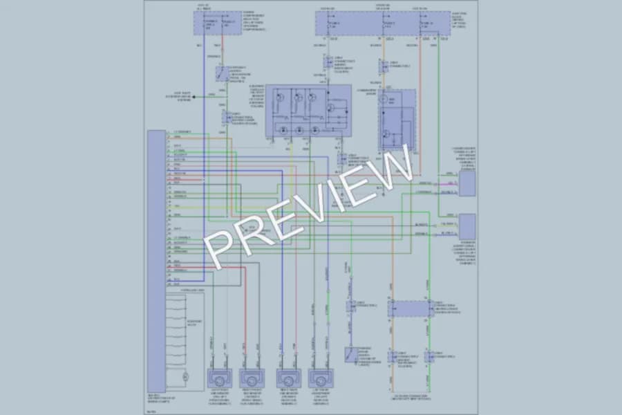 2004 Mitsubishi LancerEvolution Anti Lock Brakes wiring diagram preview