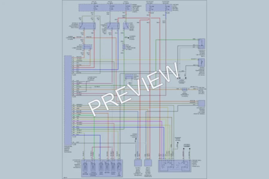 2004 Mitsubishi LancerEvolution Transmission wiring diagram preview
