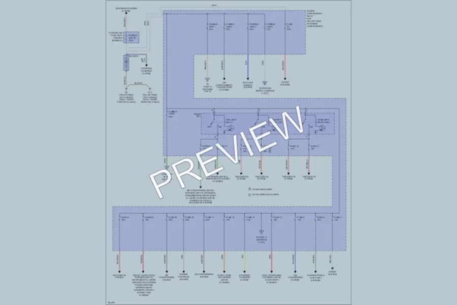 2004 Mitsubishi LancerSportback Power Distribution wiring diagram preview