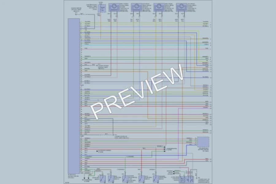 2004 Mitsubishi Montero Anti Lock Brakes wiring diagram preview