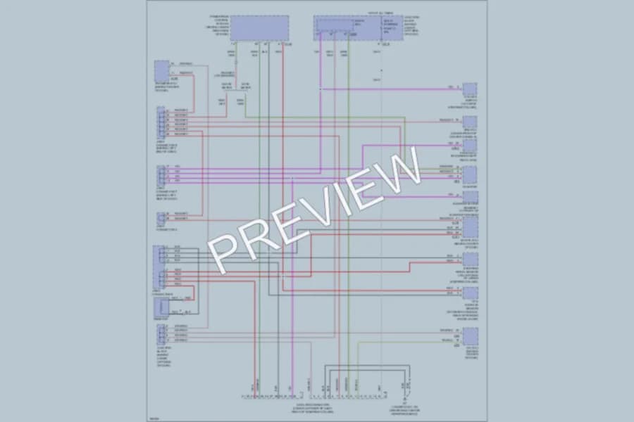 2004 Mitsubishi Montero Computer Data Lines wiring diagram preview