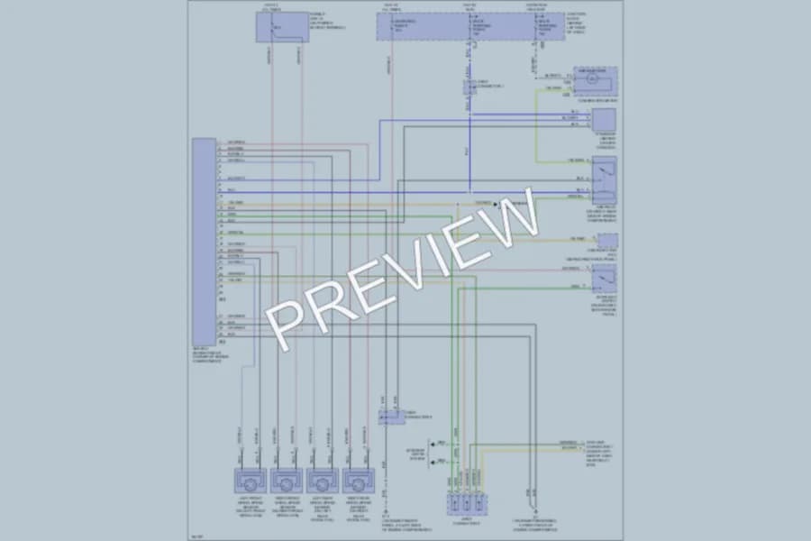 2004 Mitsubishi MonteroSport Anti Lock Brakes wiring diagram preview