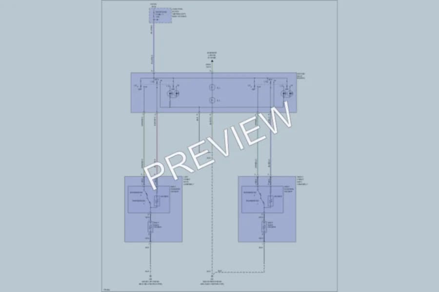 2004 Mitsubishi MonteroSport Power Seats wiring diagram preview