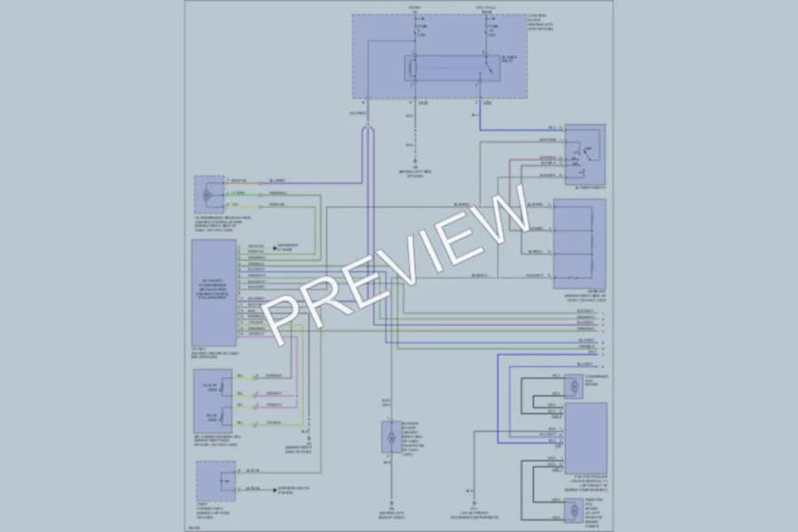 2004 Mitsubishi Outlander Air Conditioning wiring diagram preview