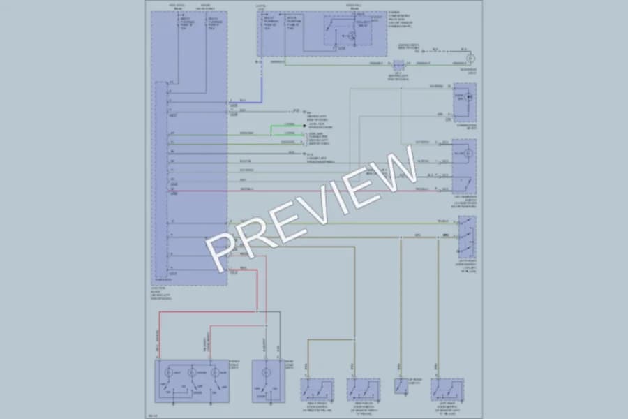 2004 Mitsubishi Outlander Interior Lights wiring diagram preview