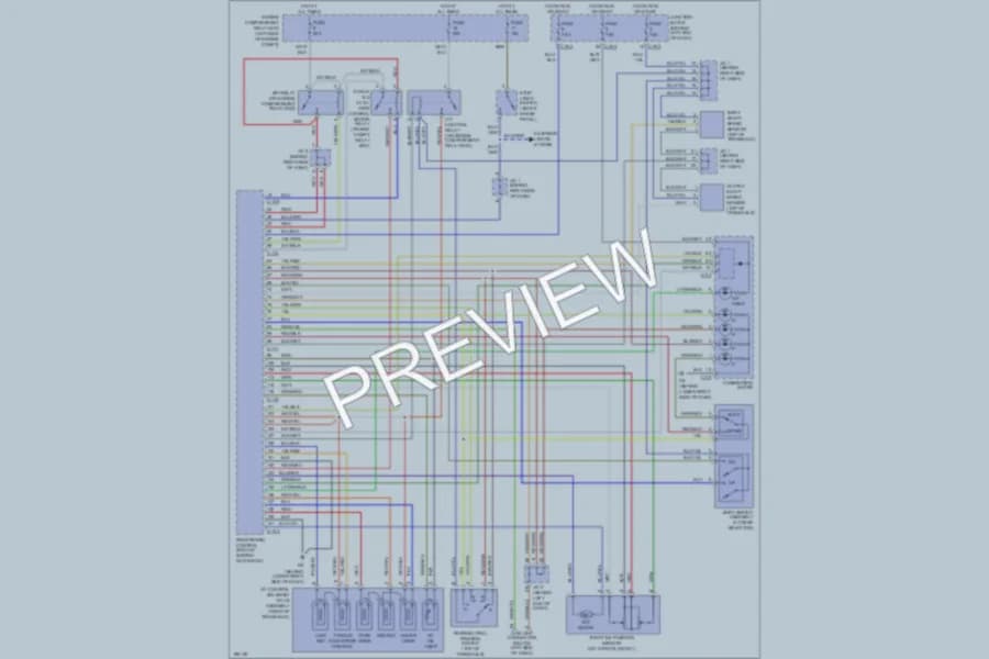 2004 Mitsubishi Outlander Transmission wiring diagram preview