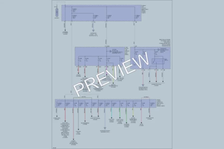 2004 Nissan 350Z Power Distribution wiring diagram preview