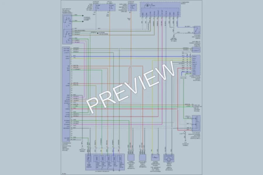 2004 Nissan Altima Transmission wiring diagram preview