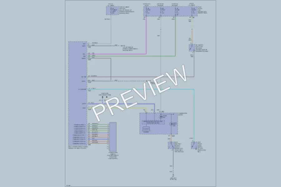 2004 Nissan Altima Warning Systems wiring diagram preview