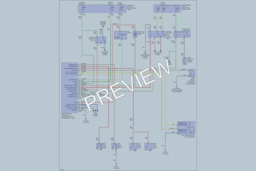 2004 Nissan Frontier Anti Theft wiring diagram preview