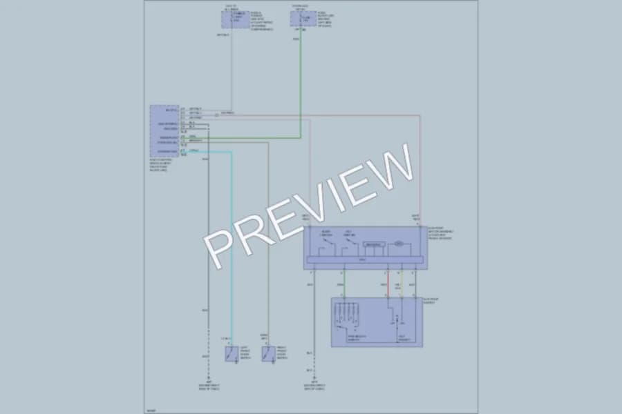 2004 Nissan Maxima Power Top Sunroof wiring diagram preview