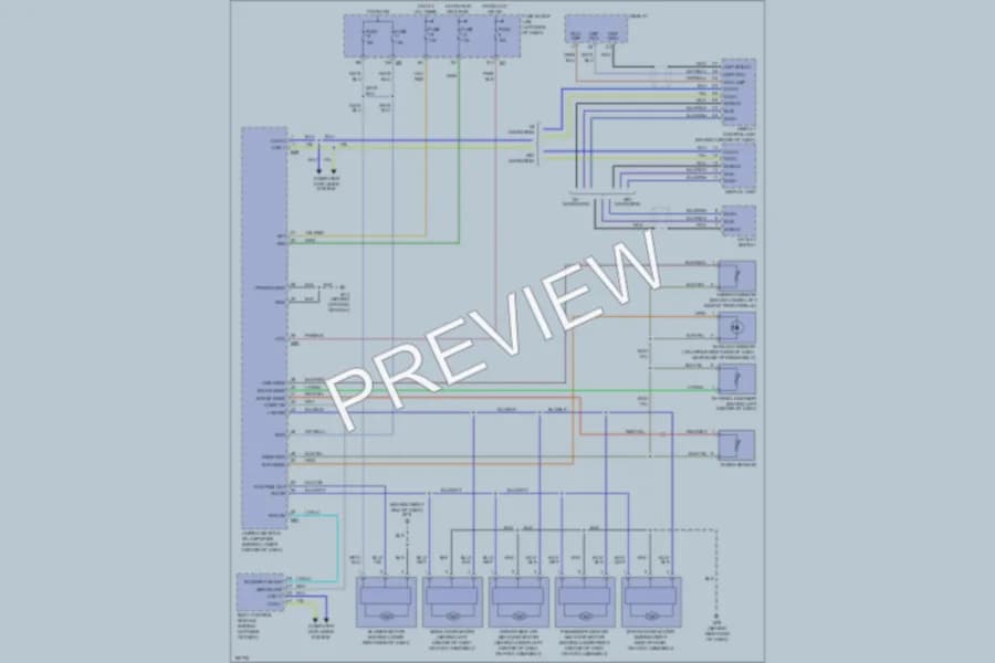 2004 Nissan Murano Air Conditioning wiring diagram preview