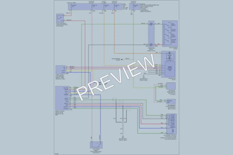 2004 Nissan Murano Cruise Control wiring diagram preview