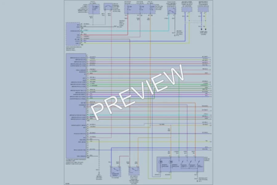 2004 Nissan Murano Memory Systems wiring diagram preview