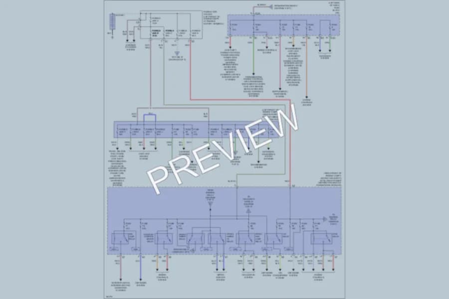 2004 Nissan Murano Power Distribution wiring diagram preview
