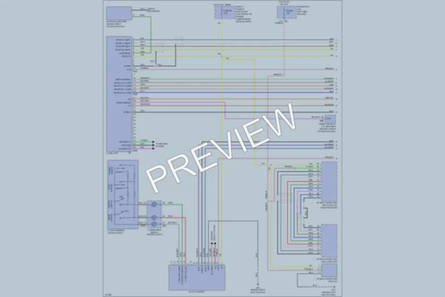 2004 Nissan Murano Radio wiring diagram preview