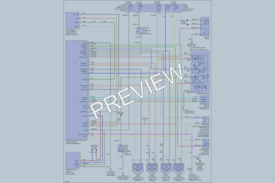 2004 Nissan Pathfinder Anti Lock Brakes wiring diagram preview