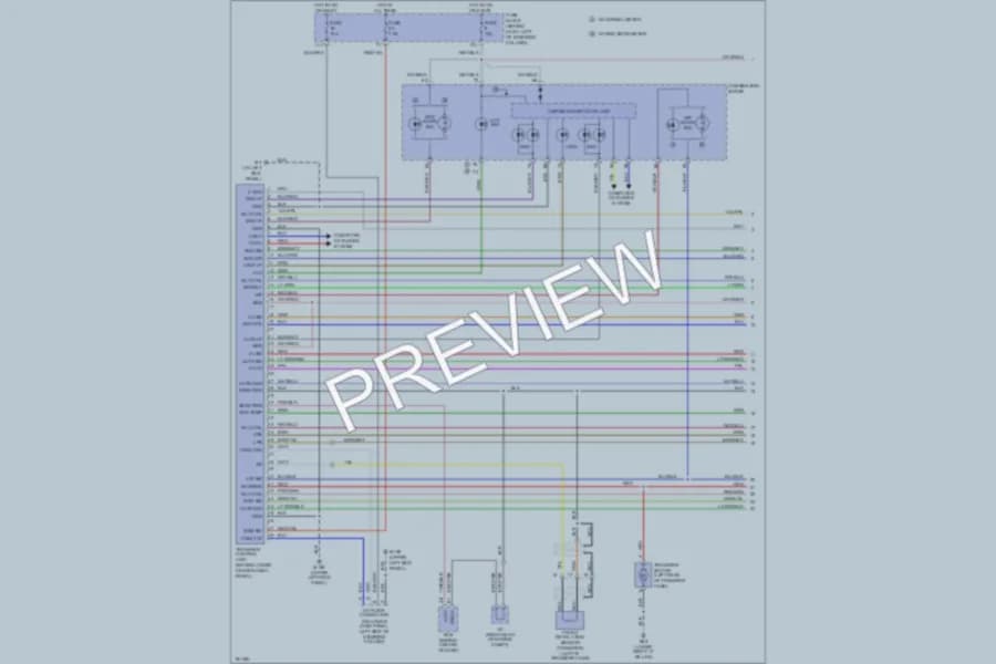 2004 Nissan Pathfinder Transmission wiring diagram preview