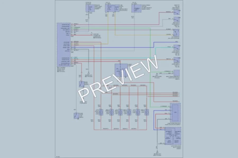 2004 Nissan PathfinderArmada Interior Lights wiring diagram preview