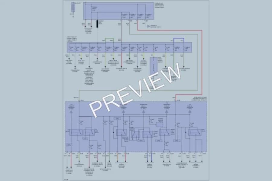 2004 Nissan PathfinderArmada Power Distribution wiring diagram preview