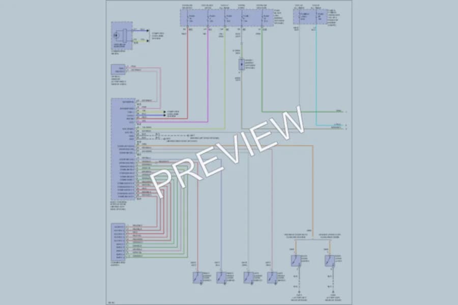 2004 Nissan Quest Headlights wiring diagram preview
