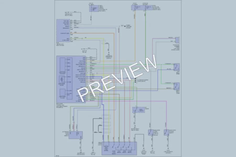2004 Nissan Quest Trunk Tailgate Fuel Door wiring diagram preview