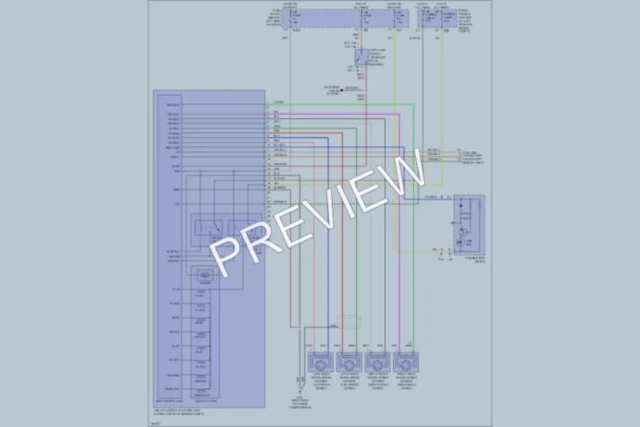 2004 Nissan Sentra Anti Lock Brakes wiring diagram preview