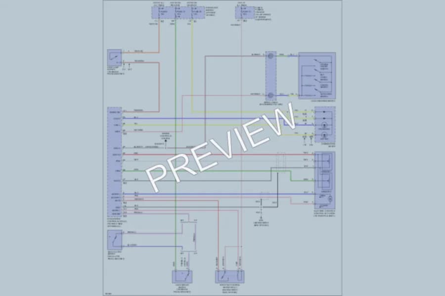 2004 Nissan Sentra Cruise Control wiring diagram preview