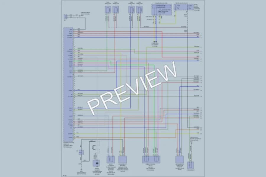 2004 Nissan Sentra Engine Performance wiring diagram preview