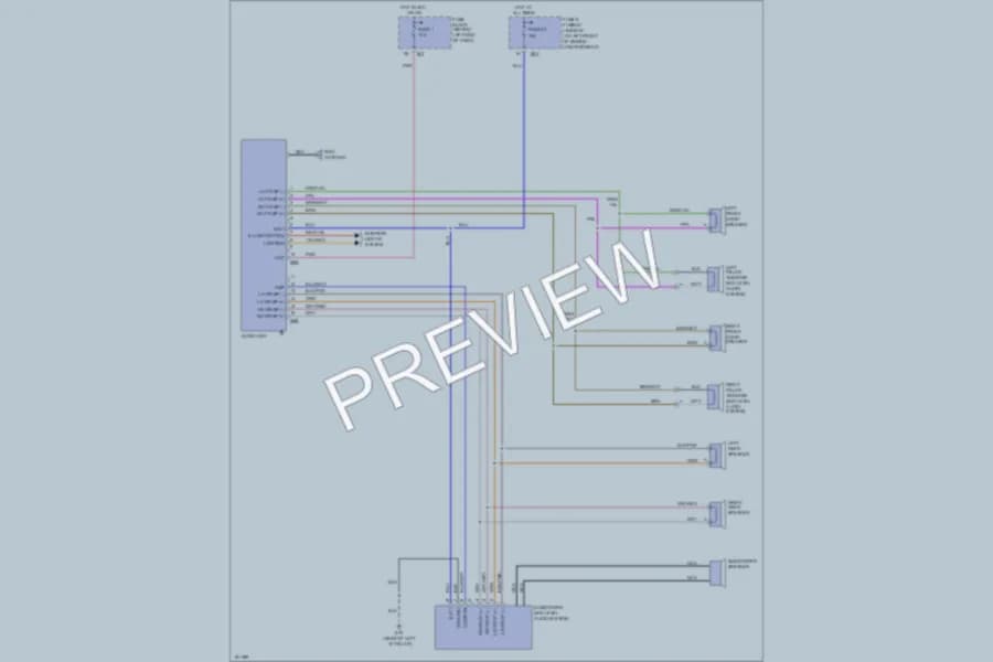 2004 Nissan Sentra Radio wiring diagram preview