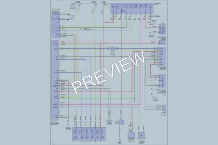 2004 Nissan Sentra Transmission wiring diagram preview