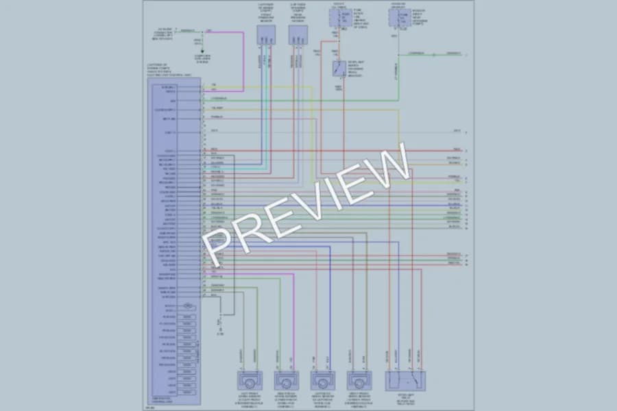 2004 Nissan Titan Anti Lock Brakes wiring diagram preview