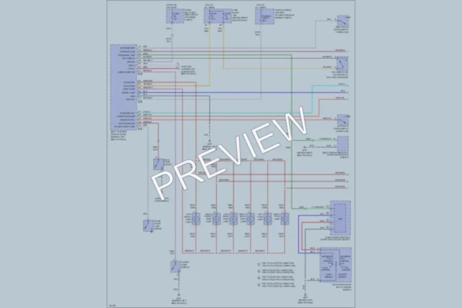 2004 Nissan Titan Interior Lights wiring diagram preview