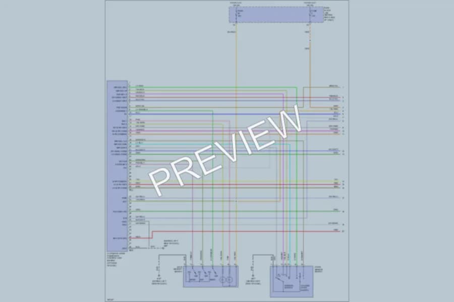 2004 Nissan Titan Memory Systems wiring diagram preview