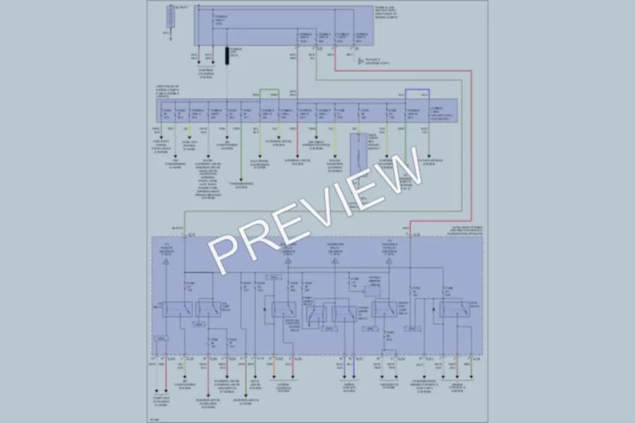 2004 Nissan Titan Power Distribution wiring diagram preview