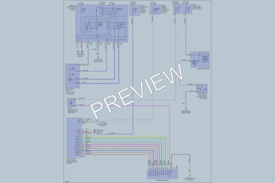 2004 Nissan Titan Wiper Washer wiring diagram preview
