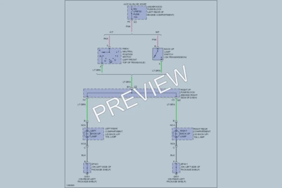 2004 Oldsmobile Alero Exterior Lights wiring diagram preview