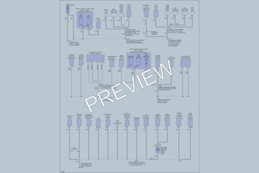 2004 Pontiac Aztek Ground Distribution wiring diagram preview