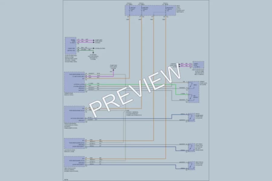 2004 Pontiac Bonneville Anti Theft wiring diagram preview