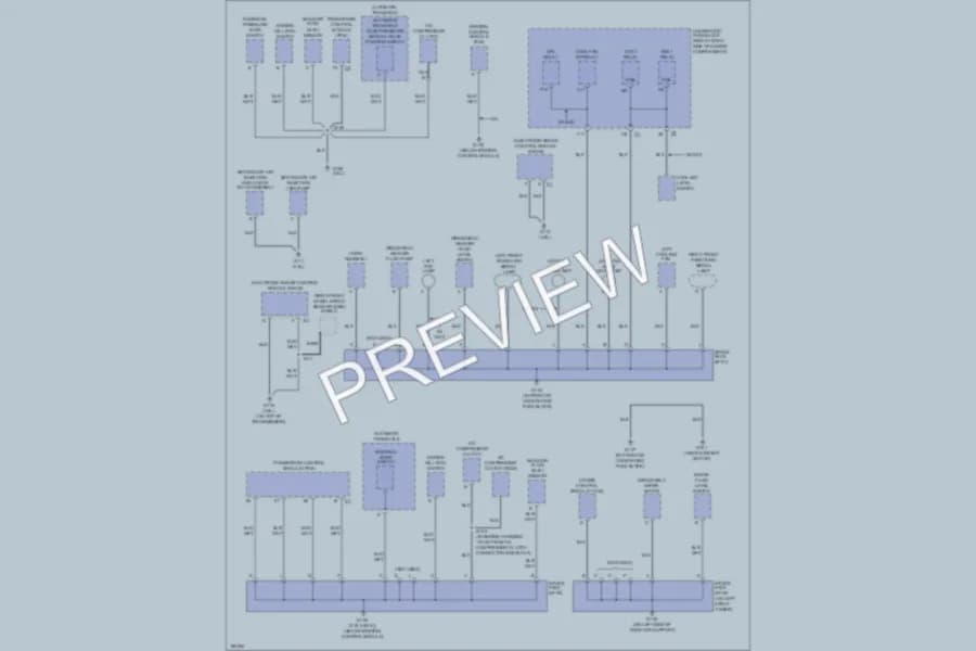2004 Pontiac Bonneville Ground Distribution wiring diagram preview