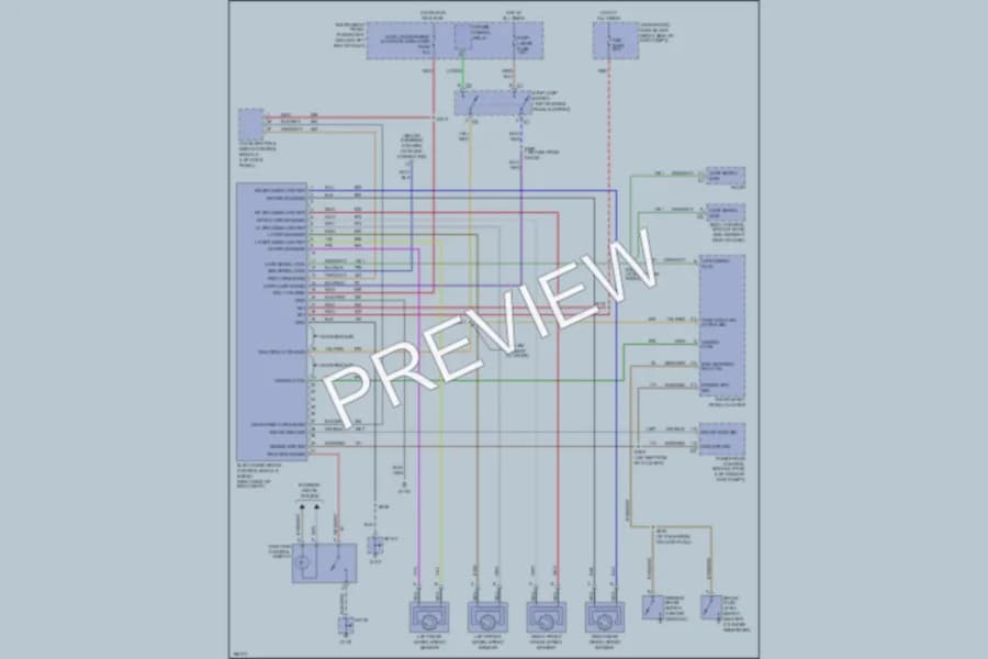 2004 Pontiac GTO Anti Lock Brakes wiring diagram preview